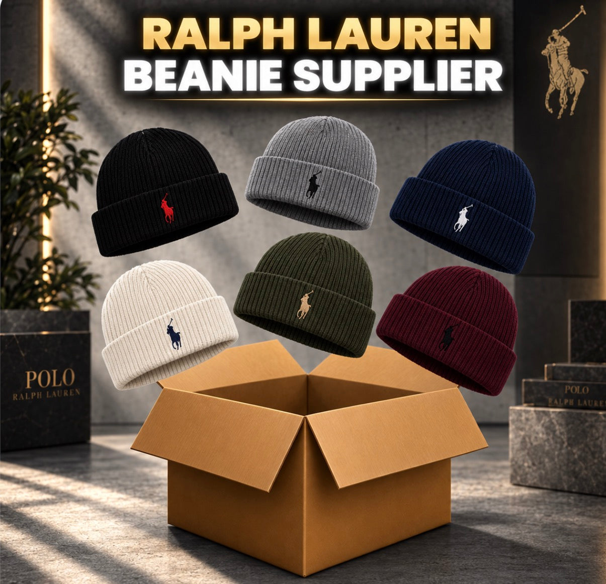 Ralph Lauren Beanie Supplier